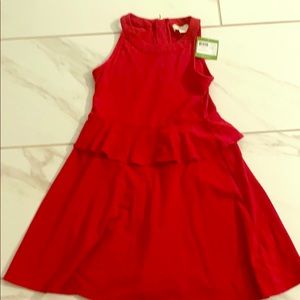 Girl red dress